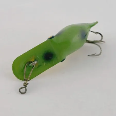 Vintage Eddie Pope Hot Shot M 5, 3/32oz Frog fishing lure #23679