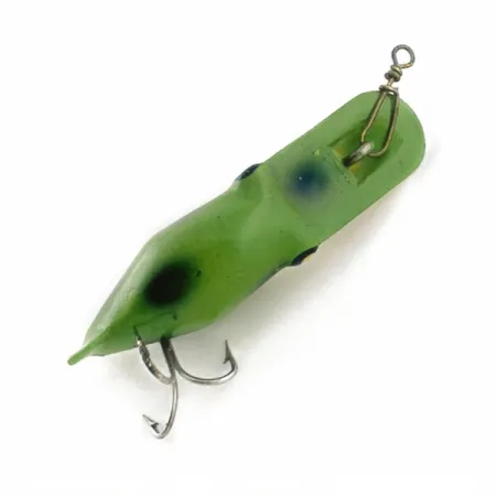 Vintage Eddie Pope Hot Shot M 5, 3/32oz Frog fishing lure #23679