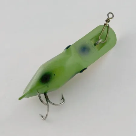 Vintage Eddie Pope Hot Shot M 5, 3/32oz Frog fishing lure #23679