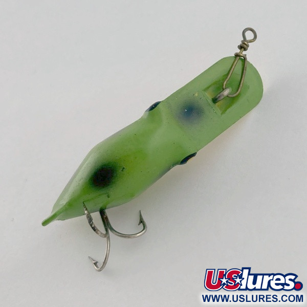 Vintage   Eddie Pope Hot Shot M 5, 3/32oz Frog fishing lure #23679