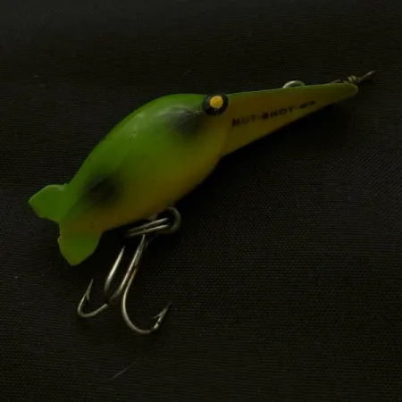 Vintage Eddie Pope Hot Shot M 5, 3/32oz Frog fishing lure #23679