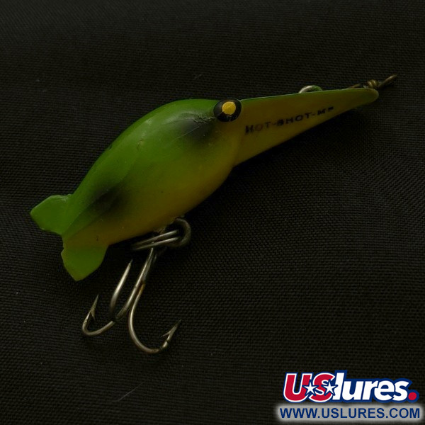 Vintage   Eddie Pope Hot Shot M 5, 3/32oz Frog fishing lure #23679