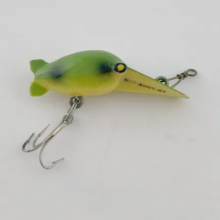 Vintage Eddie Pope Hot Shot M 5, 3/32oz Frog fishing lure #23679
