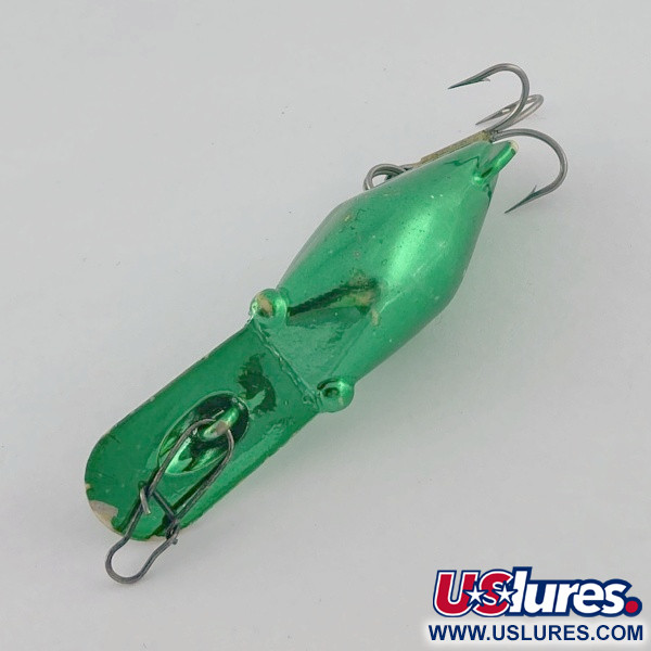 Vintage   Luhr Jensen Hot Shot 30, 3/16oz Green fishing lure #23680