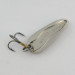 Vintage   Luhr Jensen Hot Shot W, 1/4oz nickel fishing spoon #23682
