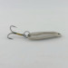 Vintage   Luhr Jensen Hot Shot W, 1/4oz nickel fishing spoon #23682