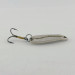 Vintage   Luhr Jensen Hot Shot W, 1/4oz nickel fishing spoon #23682