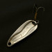 Vintage   Luhr Jensen Hot Shot W, 1/4oz nickel fishing spoon #23682