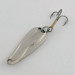 Vintage   Luhr Jensen Hot Shot W, 1/4oz nickel fishing spoon #23682