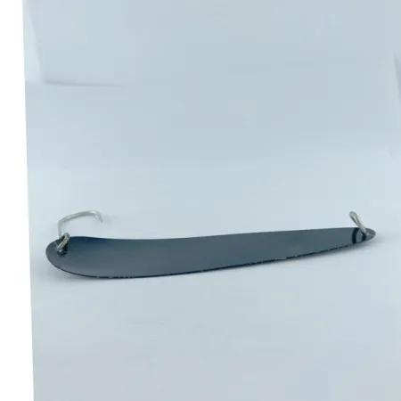 Vintage Luhr Jensen Flutter Spoon 38, 1/3oz black fishing spoon #23686