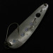 Vintage  Red Eye Lures Red Eye Evil Eye, 1/3oz nickel/blue/red eye fishing spoon #23687