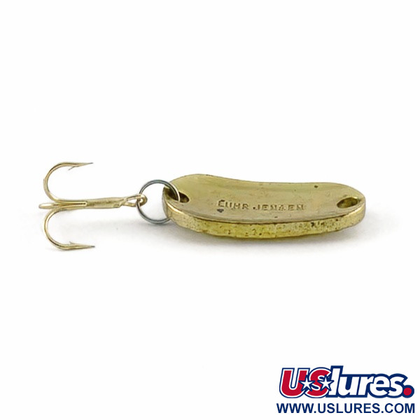 Vintage   Luhr Jensen Luhr's wobbler, 3/16oz gold fishing spoon #23689