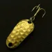 Vintage   Luhr Jensen Luhr's wobbler, 3/16oz gold fishing spoon #24137