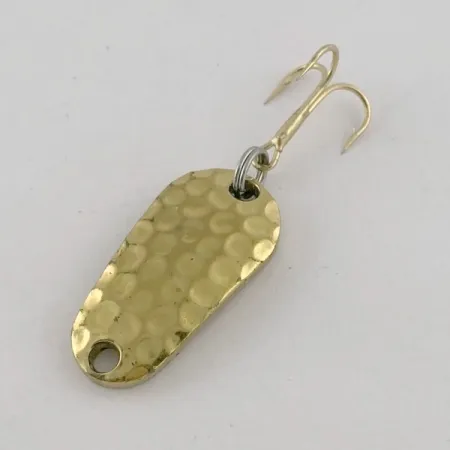 Luhr Jensen Luhr's Wobbler, Gold, 3/16 oz (6g), Hammered, #24535