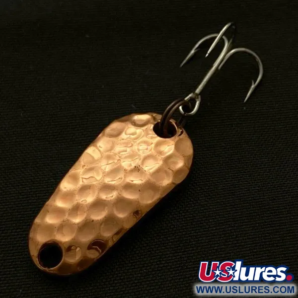 Vintage   Luhr Jensen Luhr's wobbler, 3/16oz copper fishing spoon #23690