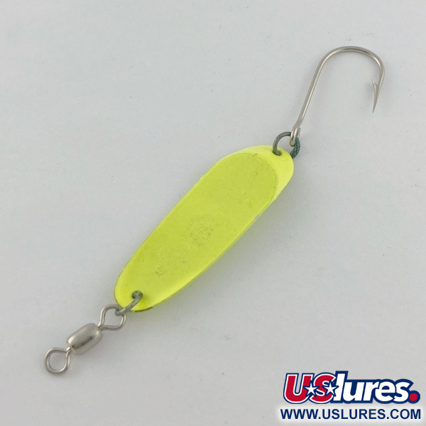 Vintage   Andy Reekers, 3/16oz yellow fishing spoon #23691
