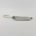 Vintage   Luhr Jensen Alpena Diamond, 3/16oz nickel/blue fishing spoon #23692