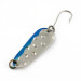 Vintage   Luhr Jensen Alpena Diamond, 3/16oz nickel/blue fishing spoon #23692