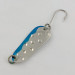 Vintage   Luhr Jensen Alpena Diamond, 3/16oz nickel/blue fishing spoon #23692
