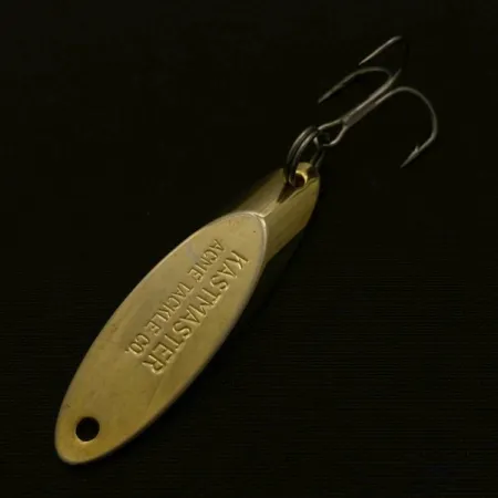 Vintage Acme Kastmaster, 1/4oz gold fishing spoon #23695