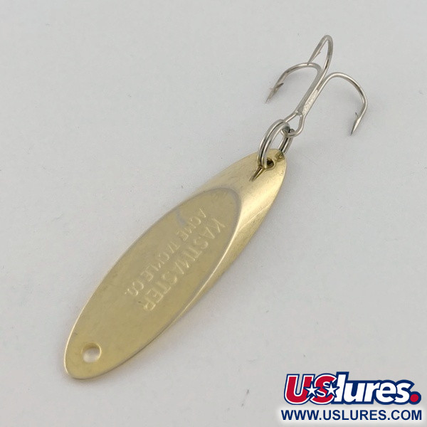 Vintage  Acme Kastmaster, 1/4oz gold fishing spoon #23695