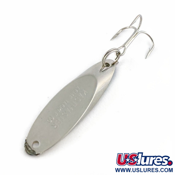 Vintage  Acme  Kastmaster, 1/4oz nickel fishing spoon #23696