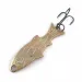 Vintage   Atlantic Lures Golden Wobble-Fish, 3/16oz copper fishing spoon #23698