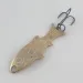 Vintage   Atlantic Lures Golden Wobble-Fish, 3/16oz copper fishing spoon #23698