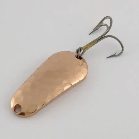 Vintage Luhr Jensen Luhr's wobbler, 2/5oz copper fishing spoon #23699