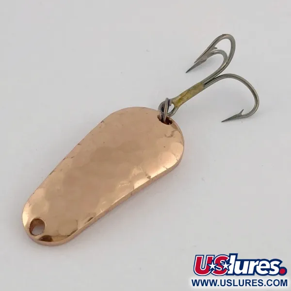 Vintage   Luhr Jensen Luhr's wobbler, 2/5oz copper fishing spoon #23699