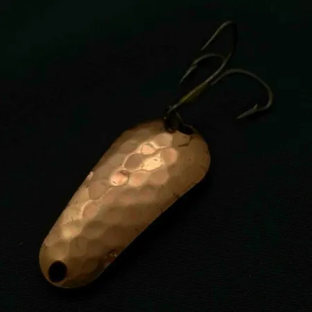 Vintage Luhr Jensen Luhr's wobbler, 2/5oz copper fishing spoon #23699