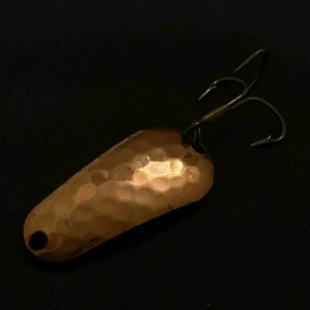 Vintage Luhr Jensen Luhr's wobbler, 2/5oz copper fishing spoon #23699