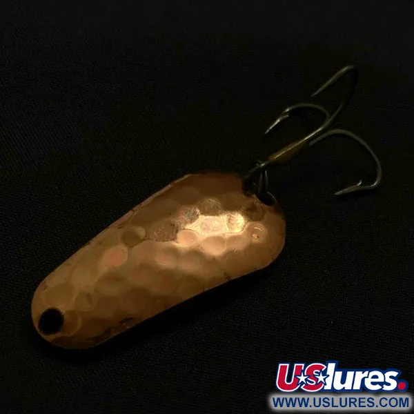 Vintage   Luhr Jensen Luhr's wobbler, 2/5oz copper fishing spoon #23699