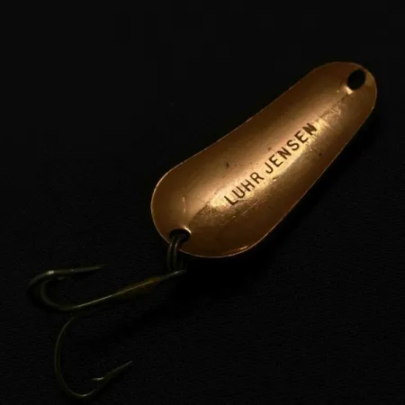 Vintage Luhr Jensen Luhr's wobbler, 2/5oz copper fishing spoon #23699