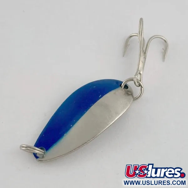 Vintage   Herter's Little Egypt (Japan), 3/16oz nickel/blue fishing spoon #23700