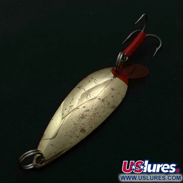 Vintage   Johnson Sprite, 1/3oz gold fishing spoon #23701