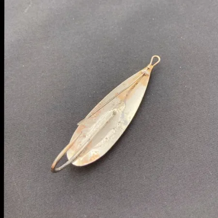 Vintage Luhr Jensen Silver Spoon, 1/2oz nickel fishing spoon #23702