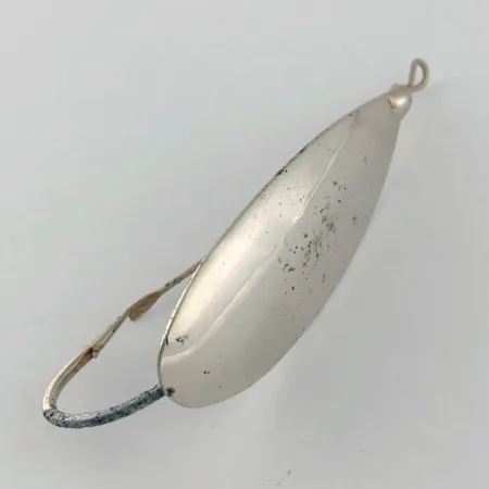 Vintage Luhr Jensen Silver Spoon, 1/2oz nickel fishing spoon #23702