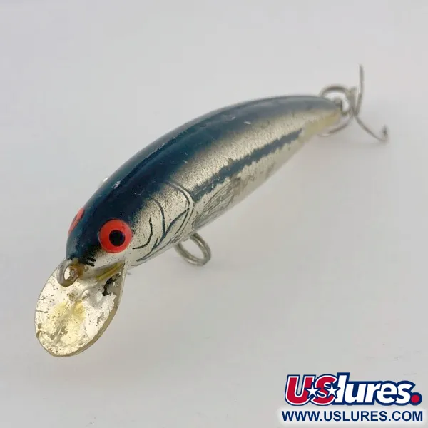 Vintage   Bomber Long A screw tail, 1/3oz Shad fishing lure #23703