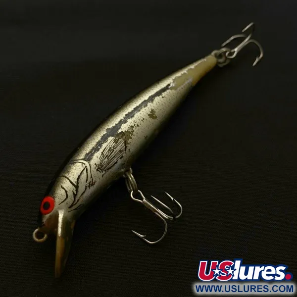 Vintage   Bomber Long A screw tail, 1/3oz Shad fishing lure #23703