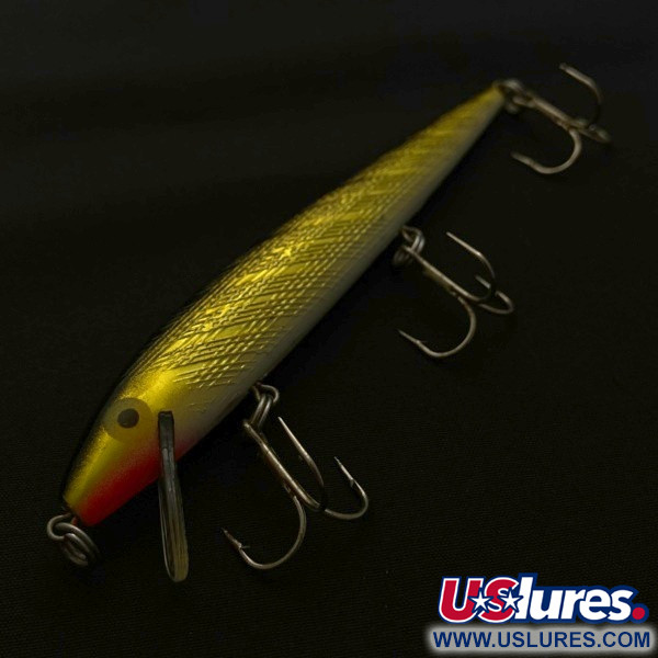 Vintage   Rebel Floater F12, 1/3oz Gold fishing lure #23704