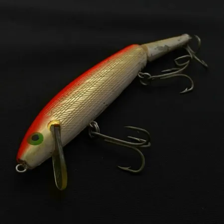 Vintage Rebel Floater F14 Jointed, 1/2oz orange/gold fishing lure #23705