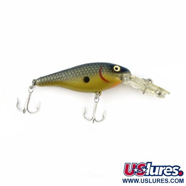 Vintage   Rebel Double Deep Shad, 3/16oz Chartreuse fishing lure #23706
