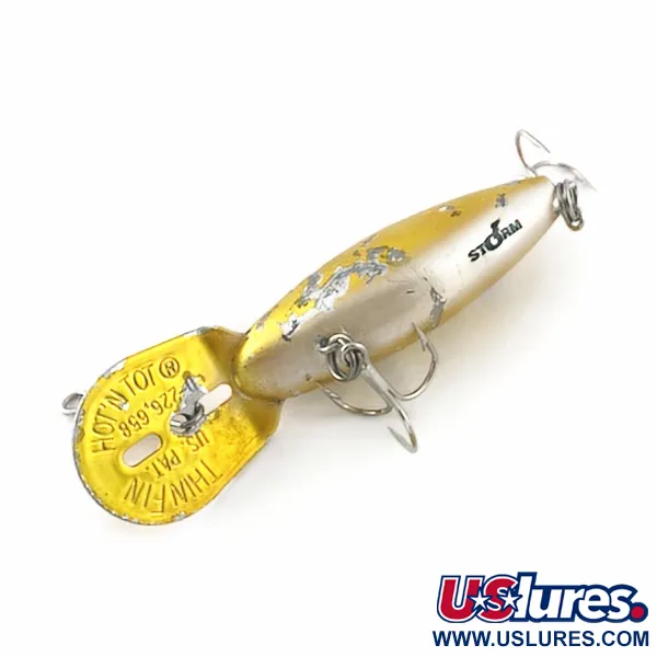 Vintage   Storm Hot'N'Tot Thin Fin, 1/4oz orange fishing lure #23707