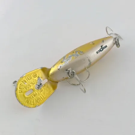 Vintage Storm Hot'N'Tot Thin Fin, 1/4oz orange fishing lure #23707