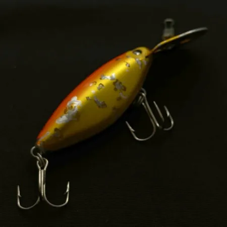 Vintage Storm Hot'N'Tot Thin Fin, 1/4oz orange fishing lure #23707