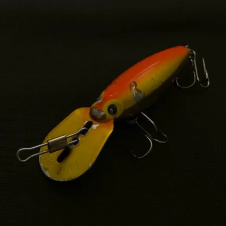 Vintage Storm Hot'N'Tot Thin Fin, 1/4oz orange fishing lure #23707
