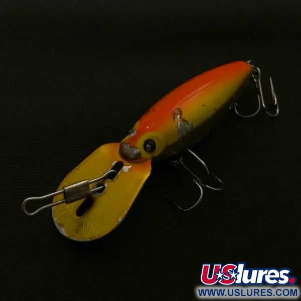 Vintage   Storm Hot'N'Tot Thin Fin, 1/4oz orange fishing lure #23707