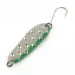 Vintage   Luhr Jensen Alpena Diamond, 1/4oz nickel/green fishing spoon #23711