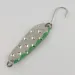 Vintage   Luhr Jensen Alpena Diamond, 1/4oz nickel/green fishing spoon #23711